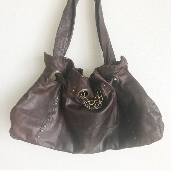 EDE Boho Leather Shoulder Bag - Picture 2 of 5